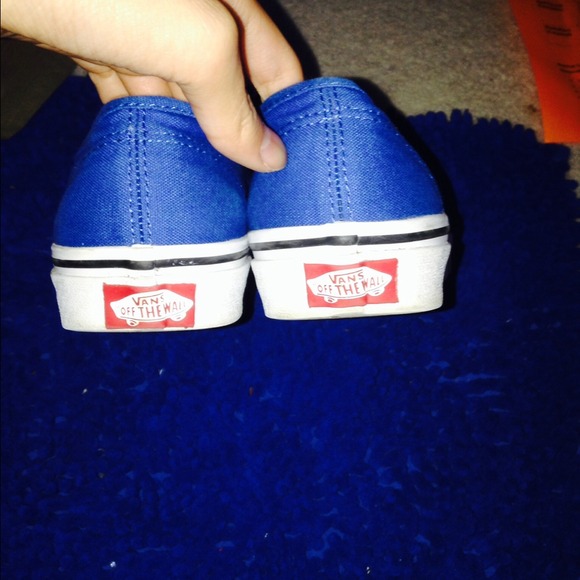 Authentic Blue Vans - Picture 2 of 4