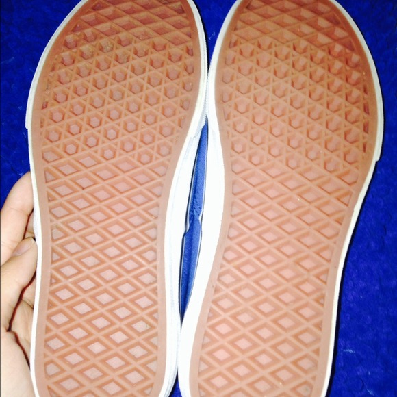 Authentic Blue Vans - Picture 3 of 4