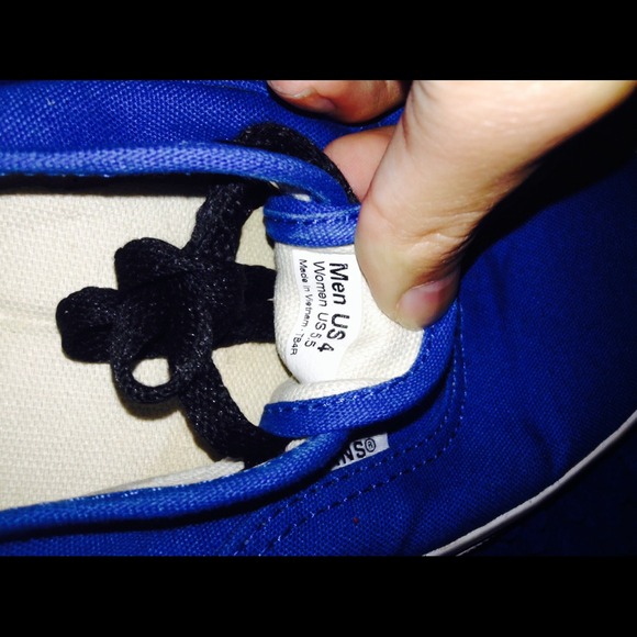 Authentic Blue Vans - Picture 4 of 4