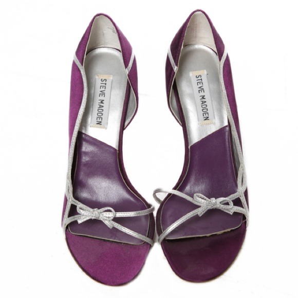 STEVE MADDEN Bow Heels - Purple