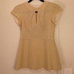 Nanette Lepore Polka Dot Silk Top