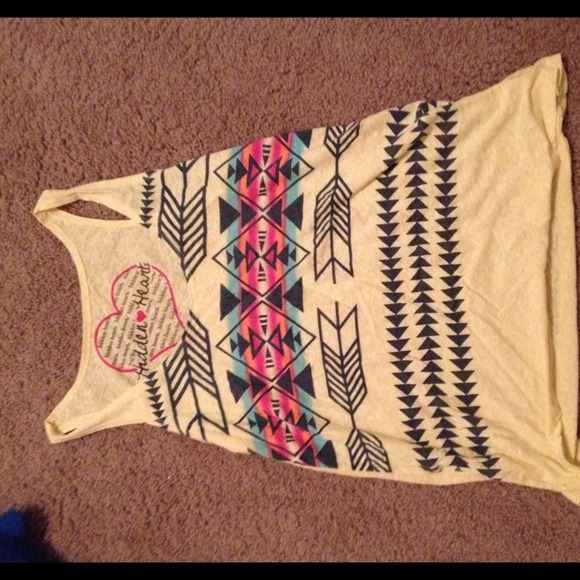 Tribal print tank top