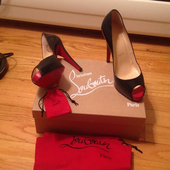 SOLD Christian Louboutin Very Prive Open-Toe Pumps