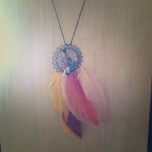 Dream catcher necklace