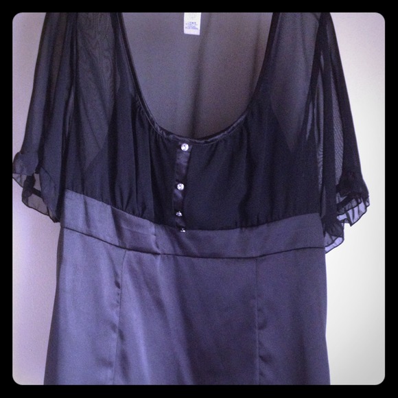 ⚫️✨⚫️ Black Shear satin Top✨⚫️✨