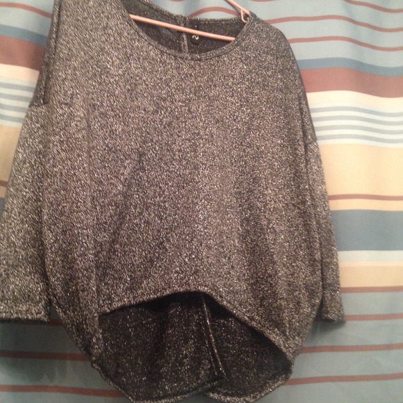 High low split back shirt