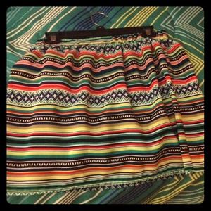 Cute colorful printed skirt! Never worn before!