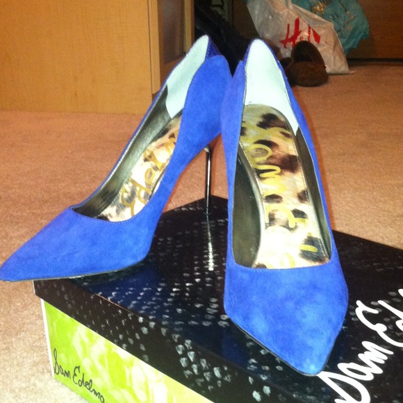 Sam Edelman Shoes - Sam Edelman blue pumps