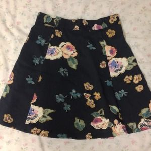 Urban outfitters reformed floral silk skirt xs