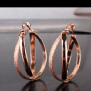 Rosegold earrings