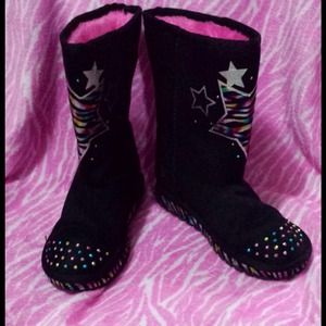 ✨SOLD!!! Little Girls Skechers Brand Black Boots