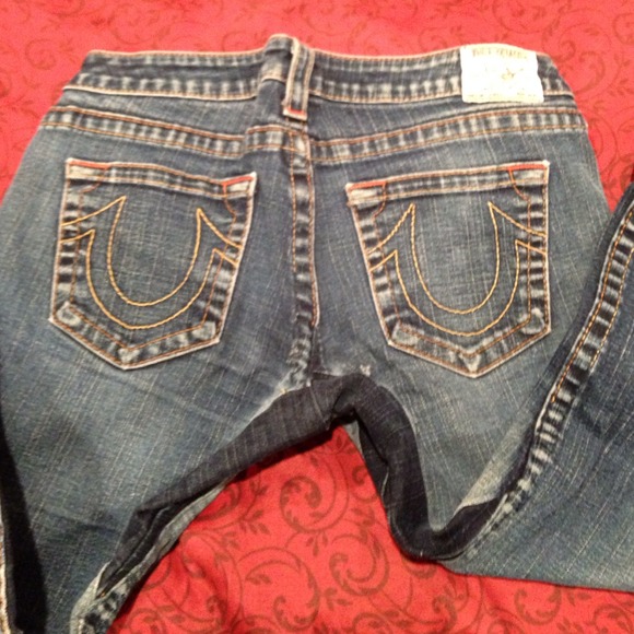 🌸True religion jeans. Extremely worn