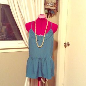 Petticoat Alley Anthropolgie green stylish top