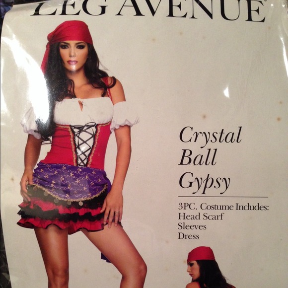Crystal ball gypsy costume