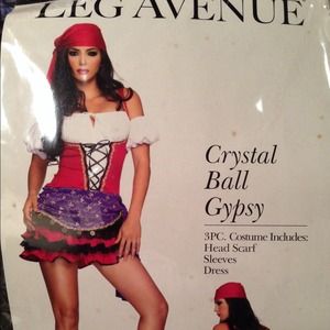 Crystal ball gypsy costume