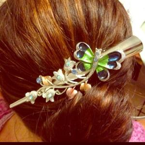 Dragonfly Alligator hair clip