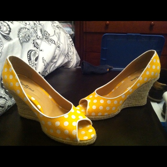 Yellow Summer Wedges
