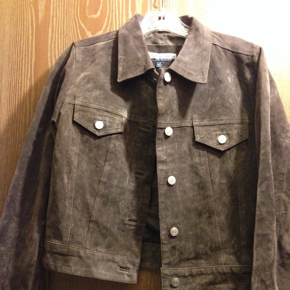 💢SOLD💢Suede Jean Jacket (JUST REDUCED) - Picture 1 of 2