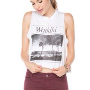 Brandy melville Waikiki Hawaii graphic tee