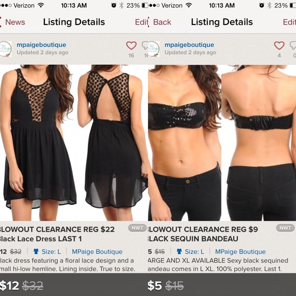 MPaige Boutique Dresses & Skirts - Bundle both L