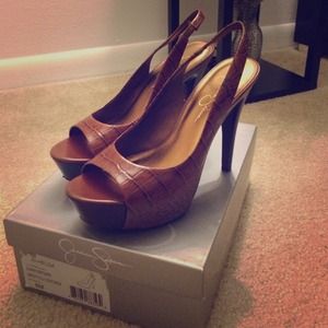 Jessica Simpson Mestico Leather Shoes