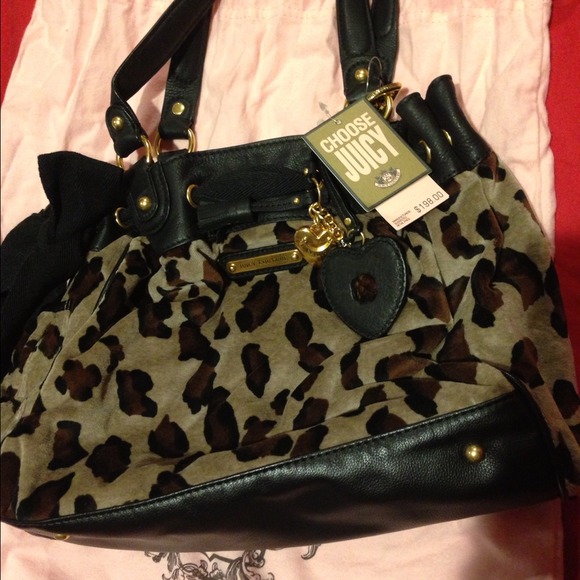 Juicy Couture leopard purse