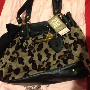 Juicy Couture leopard purse