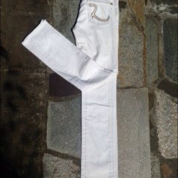 Sz 27 rock & Republic white denim jeans