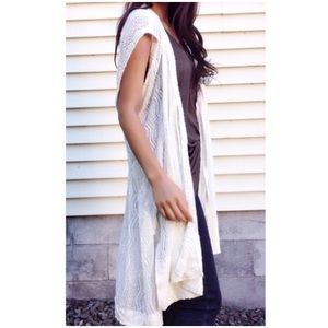 Boho Double-panel Long Cardigan