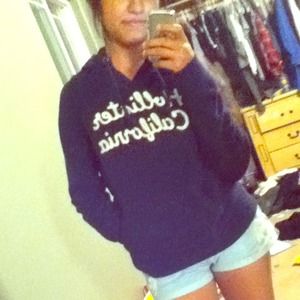Navy blue hollister pullover