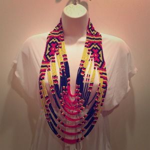 Ethnic beaded necklace