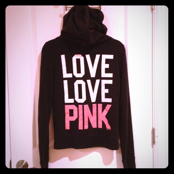 Black PINK by Victorias Secret hoodie