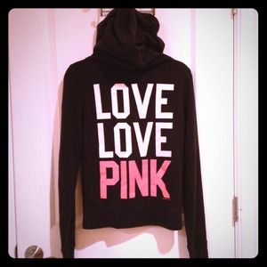 Black PINK by Victorias Secret hoodie