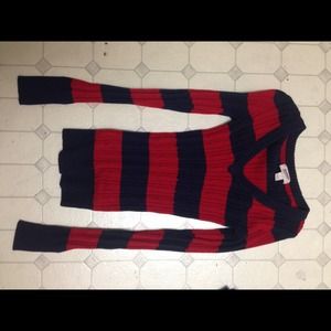 Black and red sweater