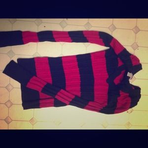 Pink and black sweater