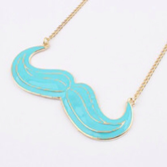 Mustache Necklace