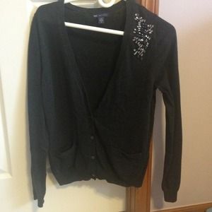 Gap jeweled boyfriend cardigan