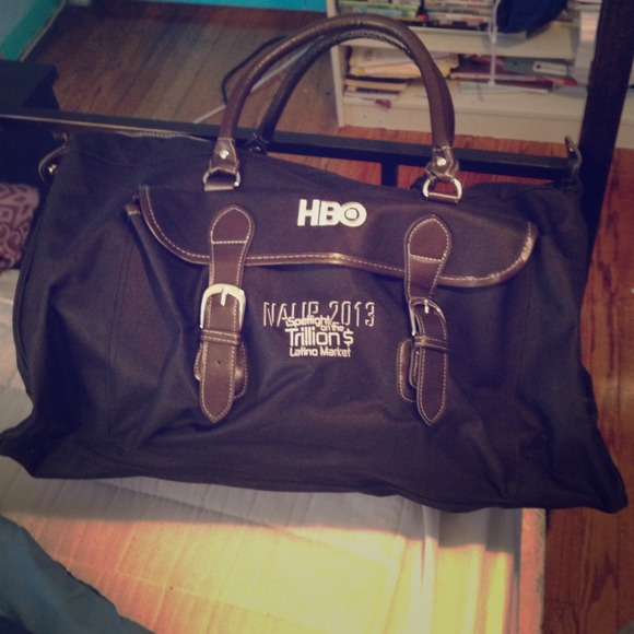 Black HBO gym bag