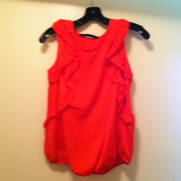 Zara Basic Red Top SOLD ON EBAY