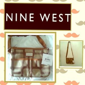New Nine west brown purse