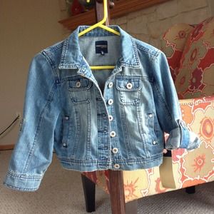 Highway jeans denim jacket 3/4 sleeve M