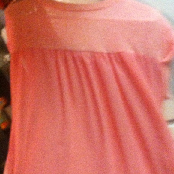 Knit peach blouse - Picture 2 of 2