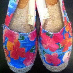 Floral Summer Espradille Flats