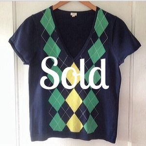 J.Crew Factory Argyle Sweater