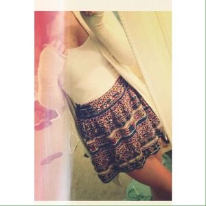 ⭐️Aztec Print High Waisted Skirt