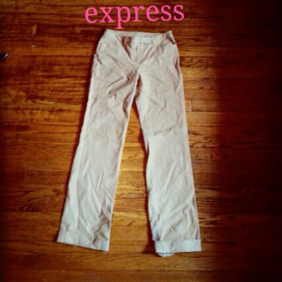 ♡Stretch long tan slacks