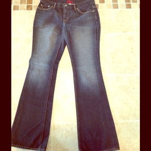 Blue cult bootcut jeans!