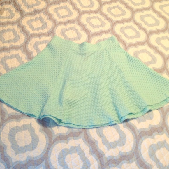 Mint green cotton H&M skirt