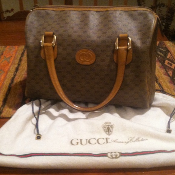 ❗️SOLD❗️Authentic Vintage Gucci Boston Hand Bag - Picture 1 of 3