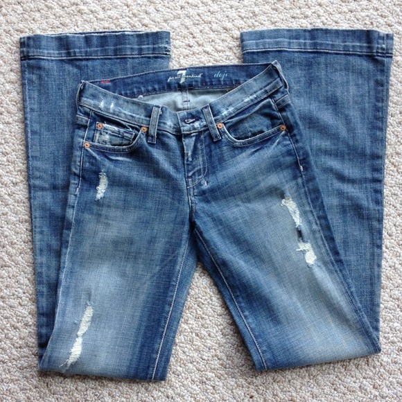 7 for all mankind dojo jeans 24 about 33 inseam - Picture 3 of 4